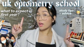 what to expect in first year undergraduate optometry  advice UK 👓 [upl. by Nahsed294]