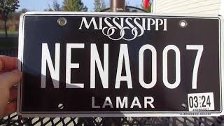 Mississippi Black Out License Plate [upl. by Michail379]