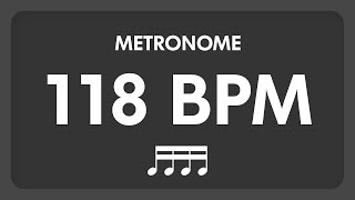 118 BPM  Metronome  16th Notes [upl. by Daniyal74]