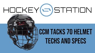 CCM Tacks 70 Helmet Techs and Specs [upl. by Pan]