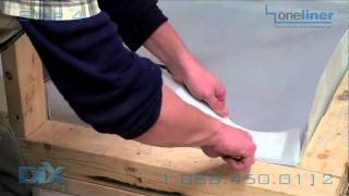 How To Cut and Waterproof the Curb Step 4 for Dix Systems OneLiner [upl. by Aihsia]