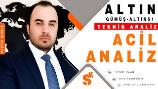 ACİL ANALİZ ALTIN GÜMÜŞ ALTINS1 [upl. by Norse]