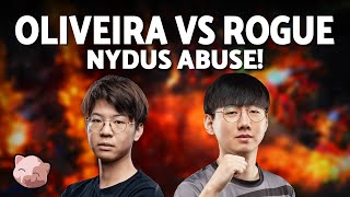 OLIVEIRA vs ROGUE  the King of Nydus Lurkers  Big LiuLi Cup 2 Bo3 TvZ  StarCraft 2 [upl. by Kauffmann]