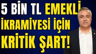 Özgür Erdursun açıkladı 5 bin TLlik emekli ikramiyesinden kimler faydalanabiliyor haber [upl. by Bertero]