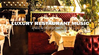 Luxury Restaurant Dinner Music BGM  Melodic Jazz Background Music for Evening Ambience [upl. by Nixie340]