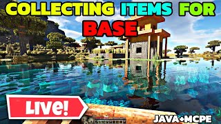 Finally Collecting Items For Mega Base in Minecraft Hardcore Live [upl. by Oicnanev]