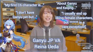 Ganyu Japanese Voice Actor Interview Reina Ueda 上田麗奈  Genshin Impact ENG Sub [upl. by Ettennek]