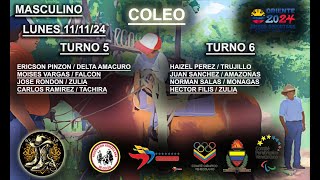 Turnos 5 y 6 MASCULINO 2 Salida LUNES Juegos Deportivos Oriente 2024 COLEO [upl. by Assylla]