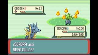 POKEMON EMERALD  SEADRA  BESO DULCE  SWEET KISS [upl. by Waldner]