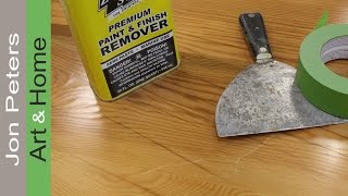 How To Strip and Refinish a Wooden Countertop [upl. by Ymassej]