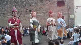 IRUÑEKO ALDE ZAHARREKO ERRALDOIAK  GIGANTES CASCO VIEJO PAMPLONA VALS SAN FERMIN TXIKI 2013 [upl. by Hnad]