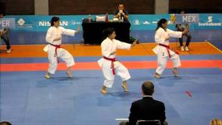 WKF KATA MEXICO PANAMERICANO 2011 KARATE GUADALAJARA [upl. by Talya]