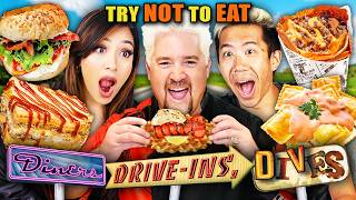 Try Not To Eat  Diners DriveIns amp Dives [upl. by Atinas670]