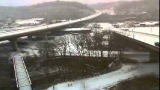 Lynchburg VA Blizzard TimeLapse 21615 [upl. by Esinyl]