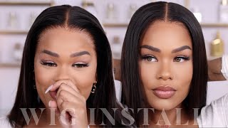 HOW TO  FLAWLESS WIG INSTALL FT HAIRVIVI Full Lace Frontal Wig Install  Arnell Armon Wigs [upl. by Nnayllas]