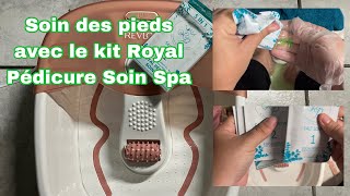 SOIN DES PIEDS   Kit Royal Pédicure Soin Spa [upl. by Ahsait]