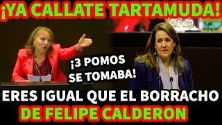 ¡YA CALLATE TARTAMUDA ERES IGUAL QUE EL B0RRACH0 DE FELIPE CALDERON [upl. by Nade598]