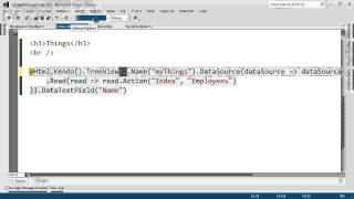 Getting Started With The ASPNET MVC Wrappers For Kendo UI  Episode 2 [upl. by Atarman766]