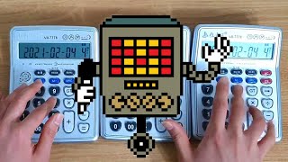 Playing Mettaton theme with Calculators [upl. by Reprah936]