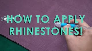 How to Apply Flatback Rhinestones [upl. by Arenat734]