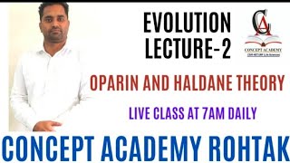 Evolution Lecture 2 Oparin and Haldane Model [upl. by East]