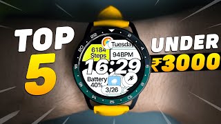 2024s Latest BEST SMARTWATCH Under 3000💥Top 5 Best Smartwatches Under 3000 2024 💥Smartwatch 3000 [upl. by Uhn]