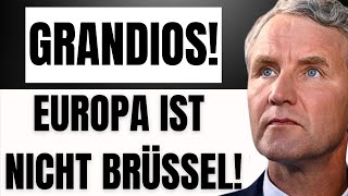 Höcke gibt ein vernichtendes Urteil zur EU in Rede ab [upl. by Eissak150]