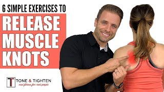 Release Muscle Knots Between Your Shoulder Blades  WORKS FAST [upl. by Cade810]