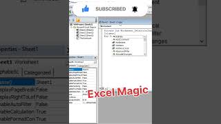 Automatic set column width  Excel VBA code  Excel Magic shorts trending viral [upl. by Ottinger631]