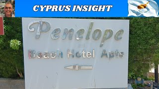 Penelope Beach Hotel Apts Pernera Cyprus  A Tour Around [upl. by Ventura]