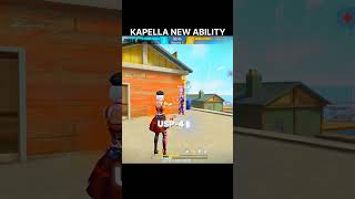 Kapella Character Ability TestFree Fire New Character skillboysff [upl. by Aneed]