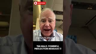 TIM WALZ Powerful Pre Election Message [upl. by Poree]