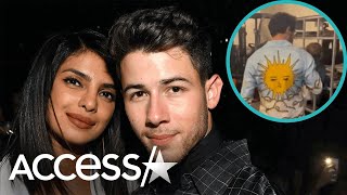 Priyanka Chopras CUTE Peek At Nick Jonas Cradling Baby Malti [upl. by Ynej]