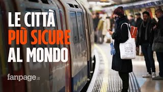 La classifica delle città più sicure al mondo lItalia fuori dalla top 10 [upl. by Pooh183]