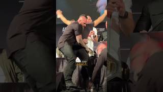 🤯 FAN RUNS ON STAGE AFTER SEAN STRICKLAND [upl. by Cavill547]