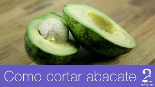 Como Cortar Abacate  Gourmet a dois  Dicas amp Técnicas [upl. by Raddy]