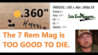 7mm Showdown  Part 11  7mm Rem Mag Follow Up Load Development Testing  Little Crow Gunworks [upl. by Godbeare]