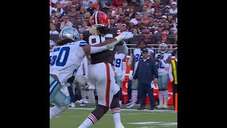 David Njoku catches for a 29yard Gain vs Dallas Cowboys [upl. by Sterner872]