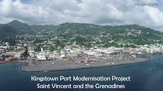 Kings Town Port modernization project SVG [upl. by Latoye]