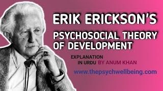 Erik eriksons theory of psychosocial development in Urdu  psychology [upl. by Leasa]