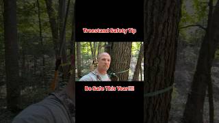 LIFE SAVING Treestand Safety Tip deer hunting whitetaildeer outdoors deerhunting shorts [upl. by Silrak]