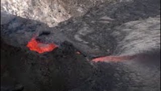 Kīlauea summit eruption in Halemaʻumaʻu crater  October 24 2021 [upl. by Eidoc]