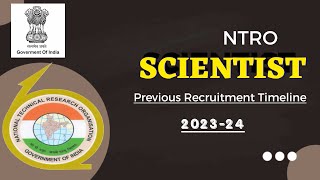 NTRO SCIENTIST  PREVIOUS RECRUITMENT TIMELINE  FUN amp FACT  GOVT JOBS [upl. by Munniks284]