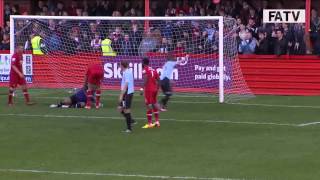 Tamworth vs Cheltenham Town 10 FA Cup First Round Proper 201314 highlights [upl. by Lochner]