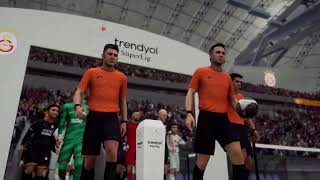 Gameplay FC 24  Galatasaray  Alanyaspor  Süper Lig  202425 [upl. by Mharg]