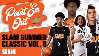 Kiyan Anthony amp AJ Dybantsa Freestyle Lowkey Goes CRAZY 🔥 SLAM Summer Classic Vol 6 Point Em Out [upl. by Ludlew815]