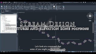 Civil 3D  Stream design structure hatching and elevation bands using the lineworkshrinkwrap command [upl. by Harrow]