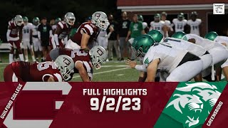 Guilford College Football vs Greensboro College Soup Bowl Full Highlights 9223 [upl. by Akinit681]