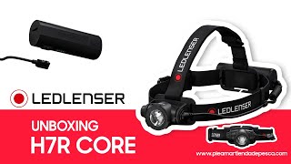 Unboxing Linterna LedLenser H7R Core  Pleamar Tienda de Pesca [upl. by Schreiber]