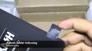 Aakash Tablet  Made in India  Unboxing [upl. by Hut]